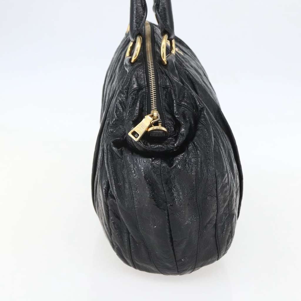 Prada Waves Hobo Black Leather Good condition - Inside View