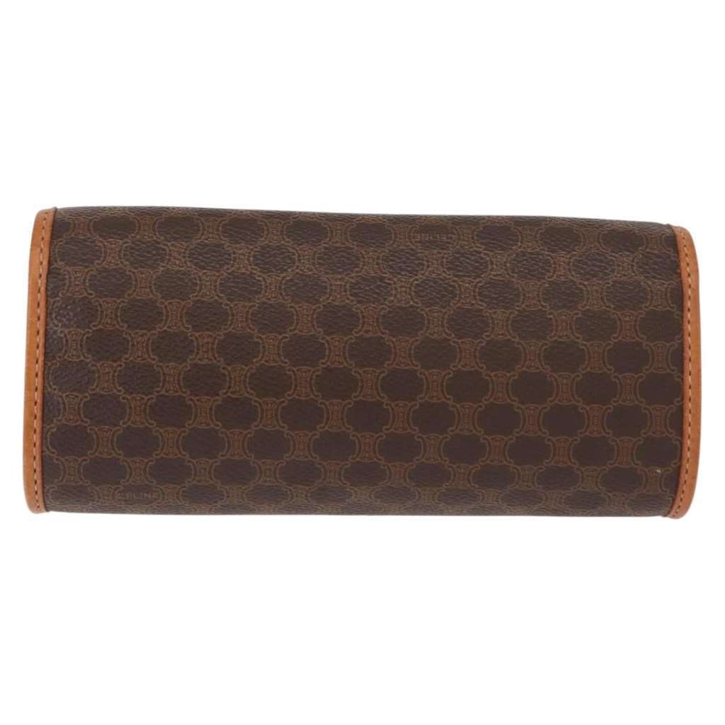 Celine Macadam Pochette Brown Canvas Good condition - Back View