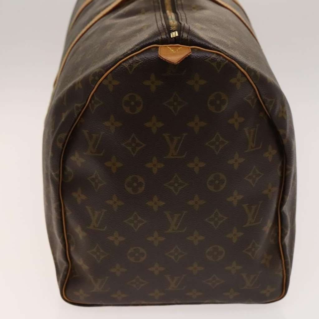 Louis Vuitton Keepall Bag Brown Canvas Good condition - Model View