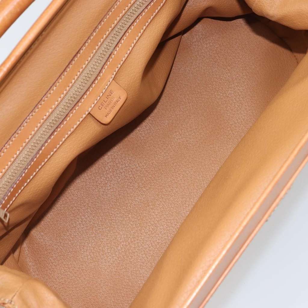 Celine Vintage Macadam Handbag Beige Canvas Good condition - Box View