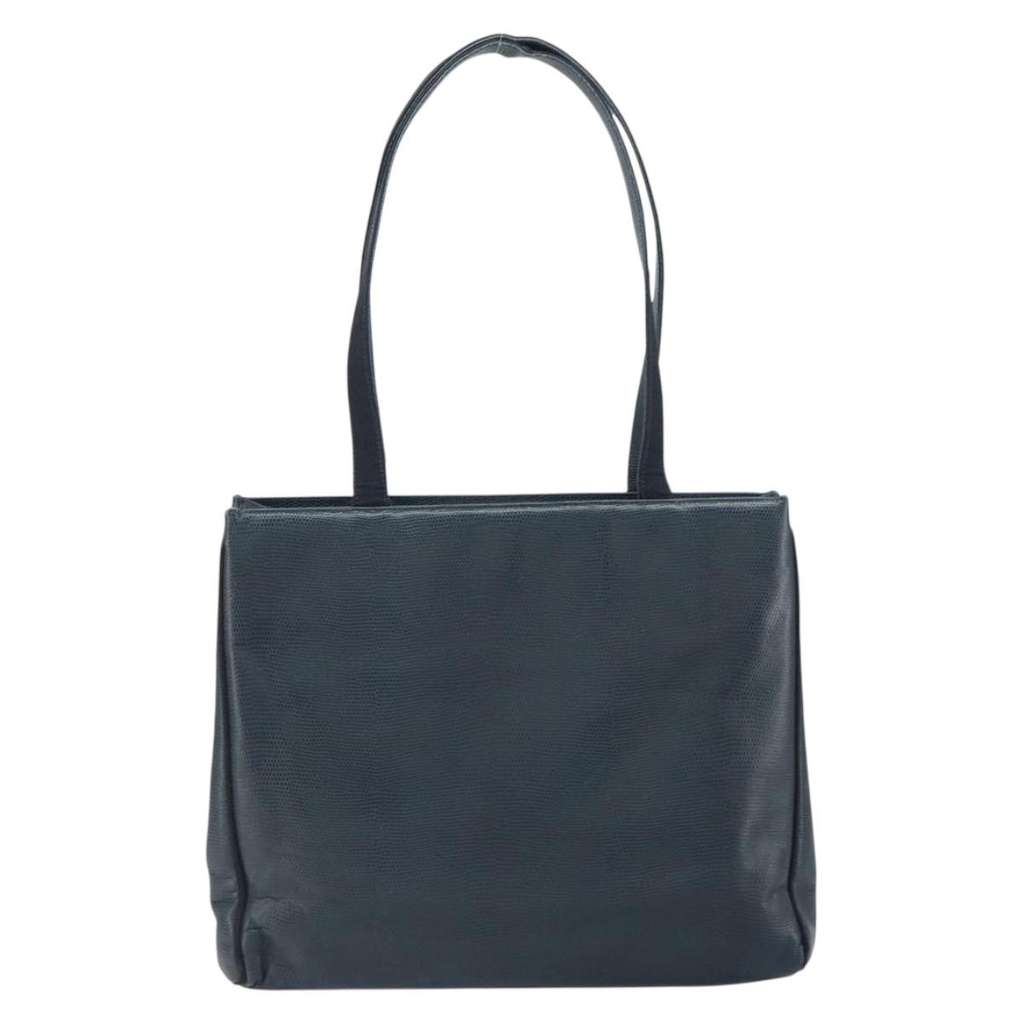 Salvatore Ferragamo Vala tote Blue Leather Fair condition - Back View