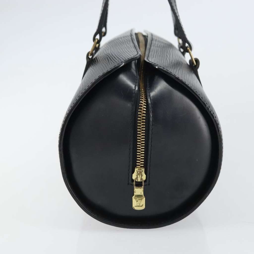 Louis Vuitton Soufflot Handbag Black Leather Good condition - Inside View