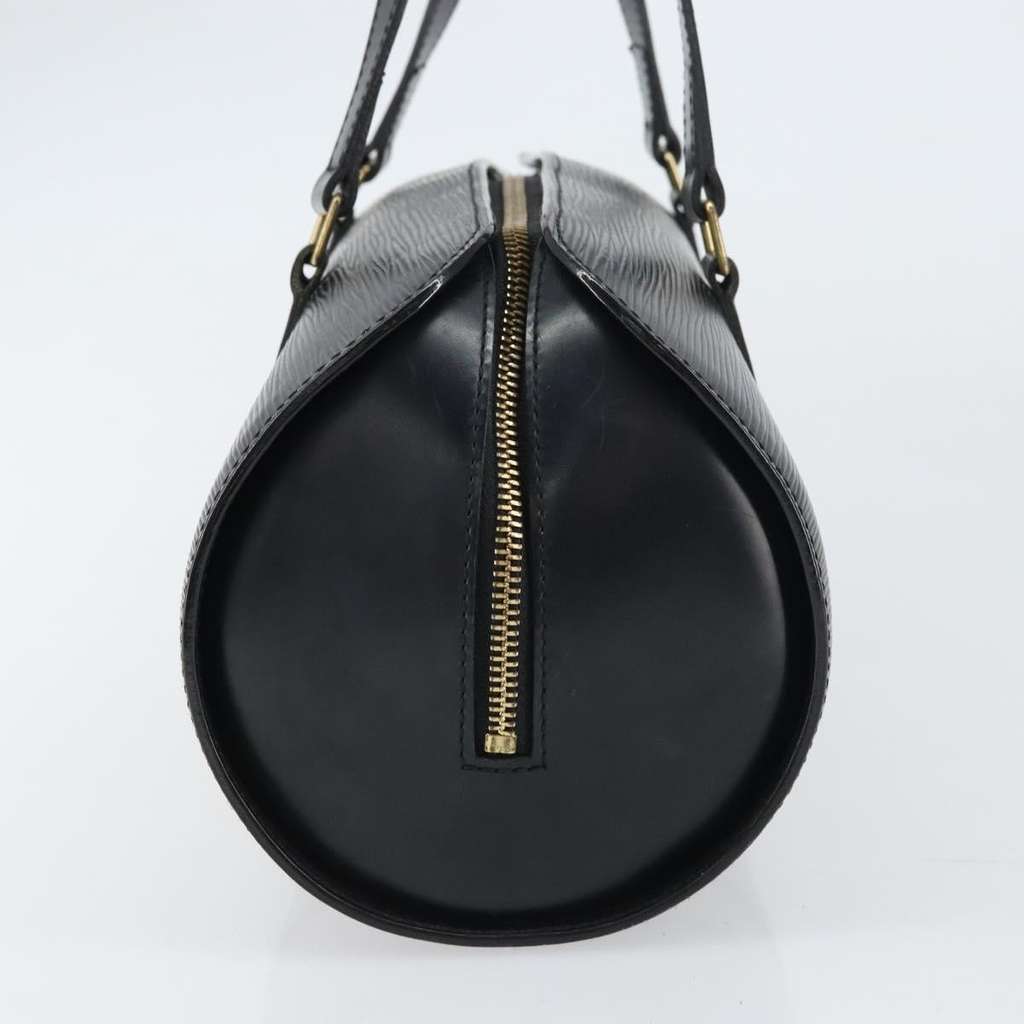 Louis Vuitton Soufflot Handbag Black Leather Good condition - Model View