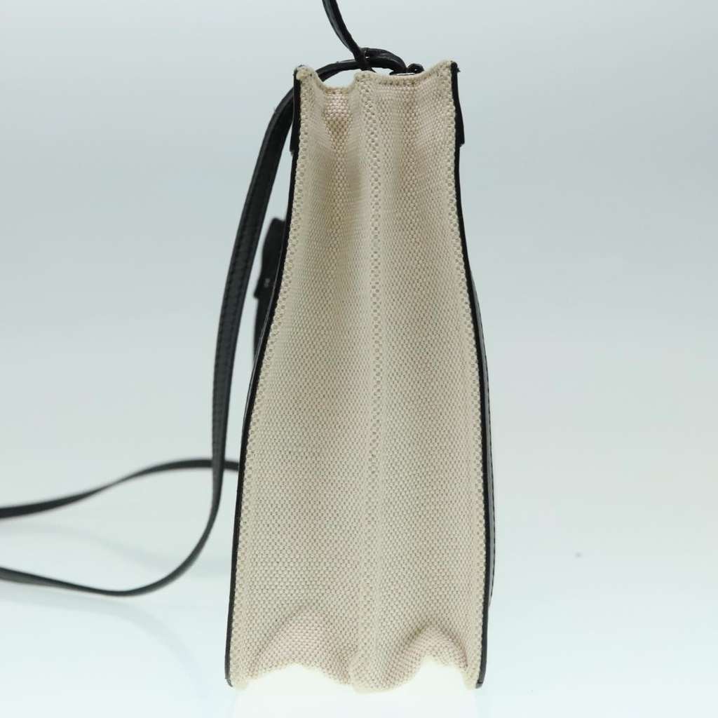 Balenciaga Navy Pochette White Canvas Good condition - Inside View