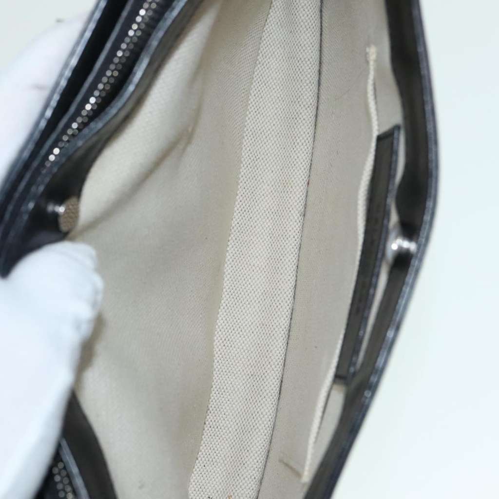 Balenciaga Navy Pochette White Canvas Good condition - Box View