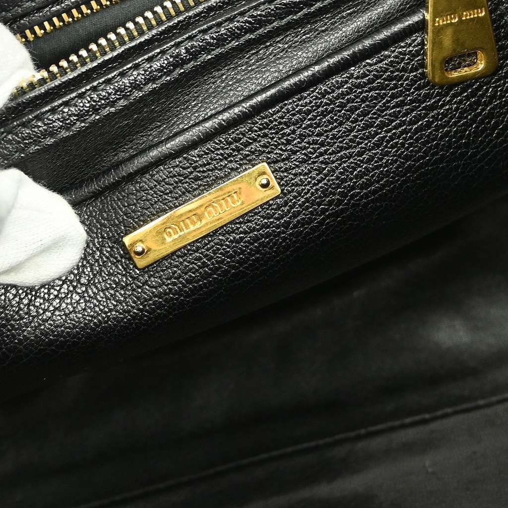 Miu Miu Biker Convertible Tote Blue Good condition - Model View