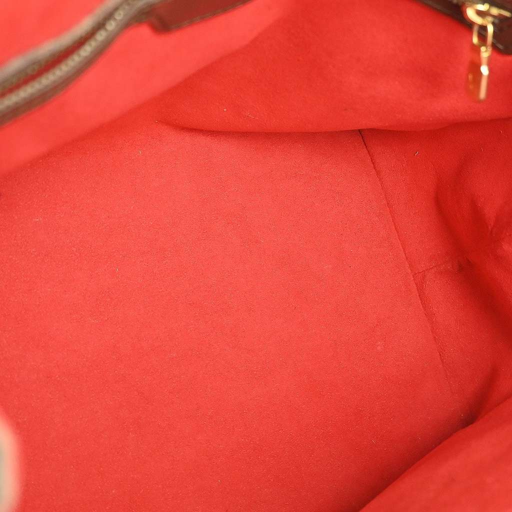 Louis Vuitton Hampstead Handbag Brown Canvas Good condition - Inside View