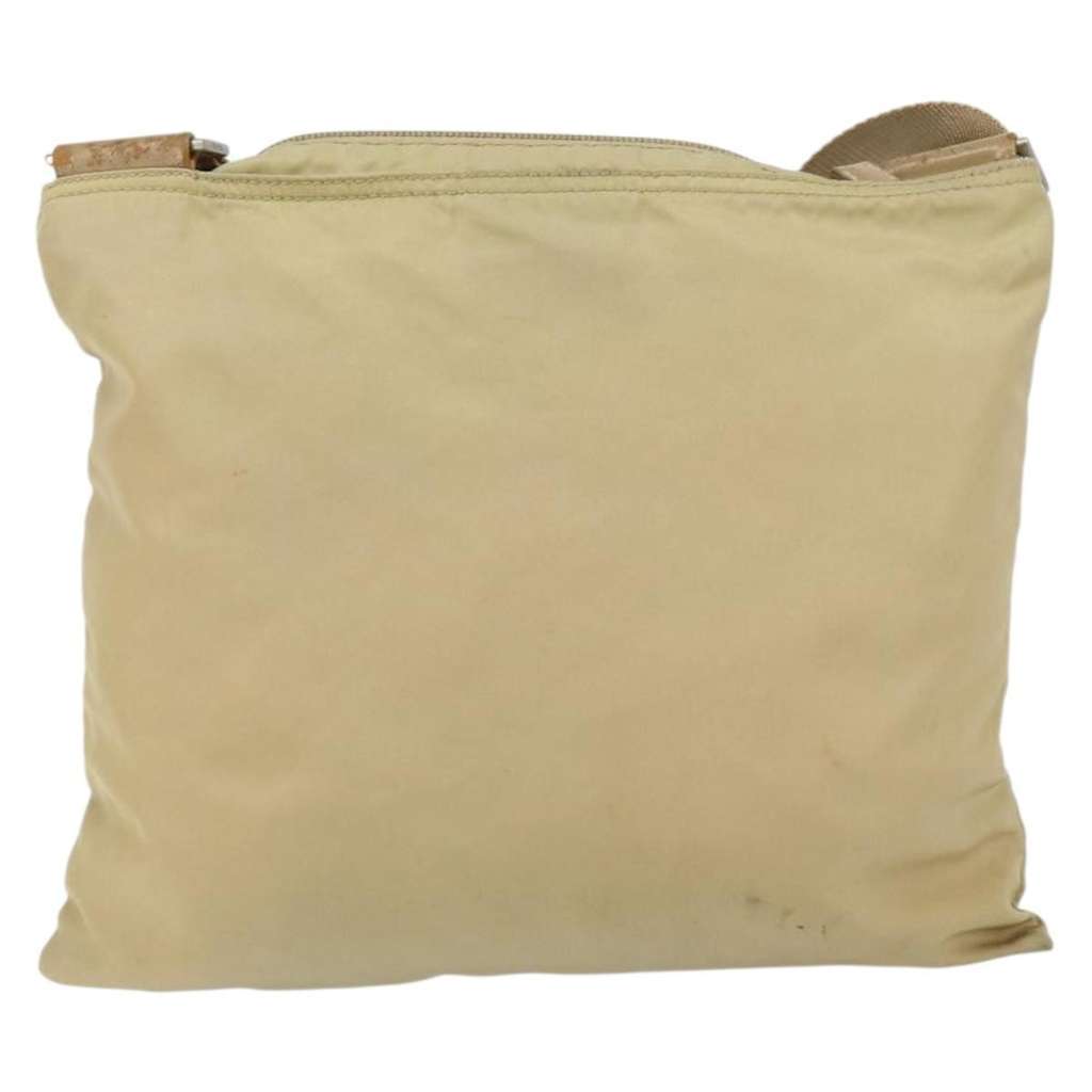 Prada Flat Messenger Bag Beige Good condition - Back View