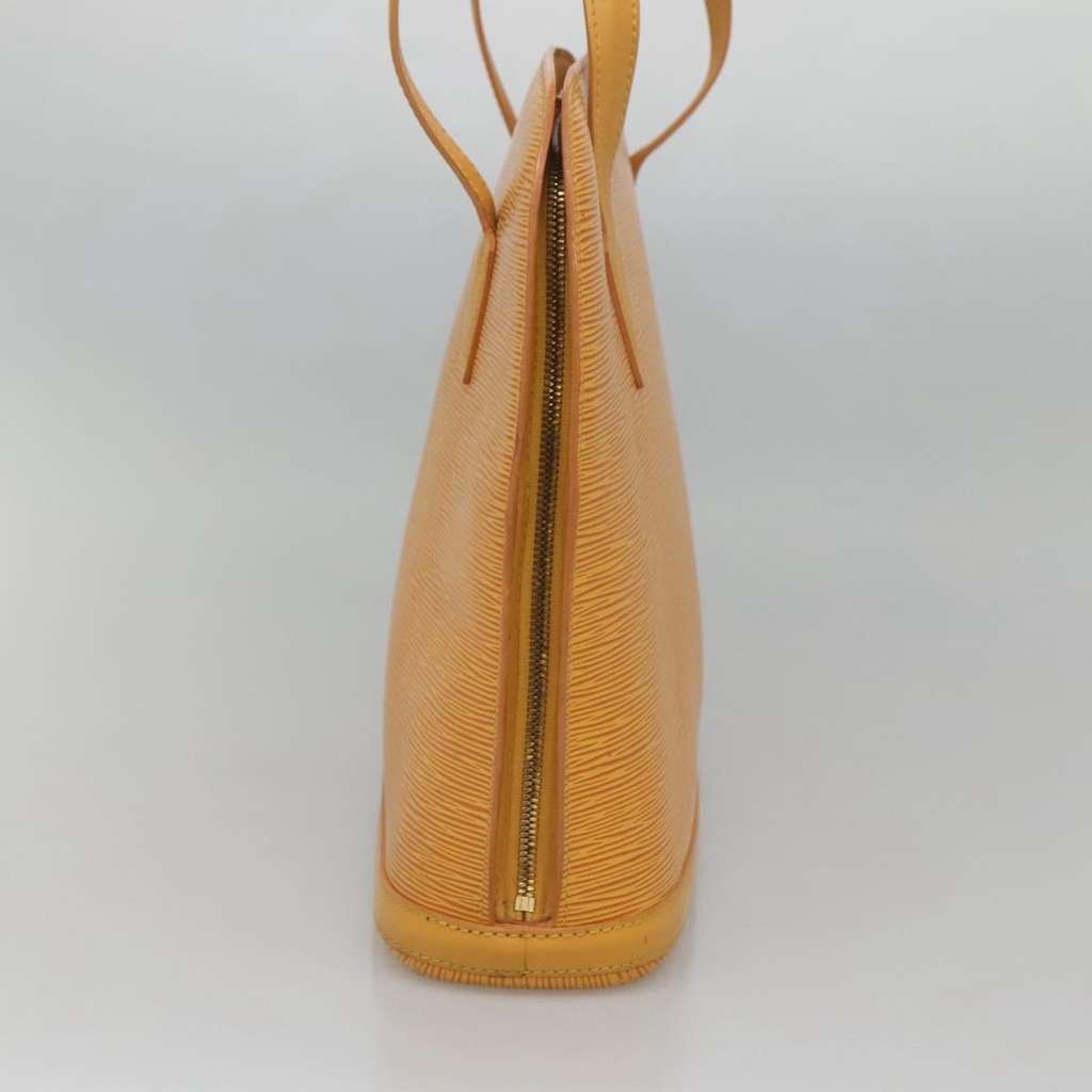 Louis Vuitton Lussac Handbag Yellow Leather Good condition - Inside View