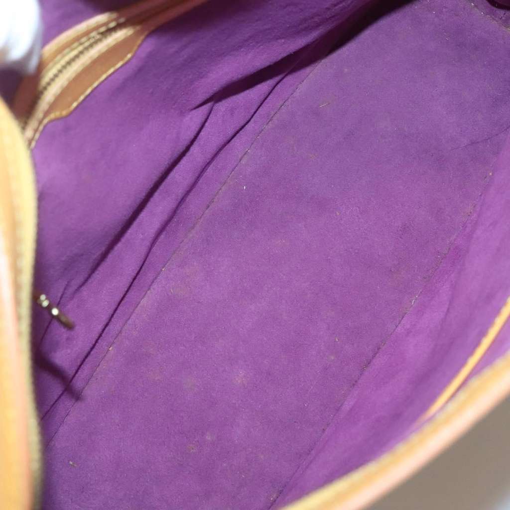 Louis Vuitton Lussac Handbag Yellow Leather Good condition - Box View