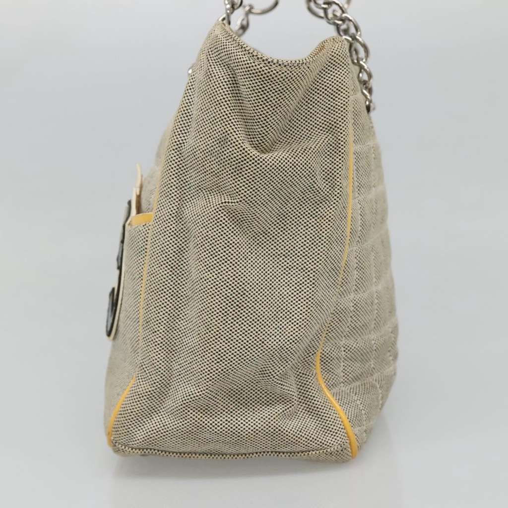 Chanel Camellia No.5 Tote Beige Canvas Good condition - Model View