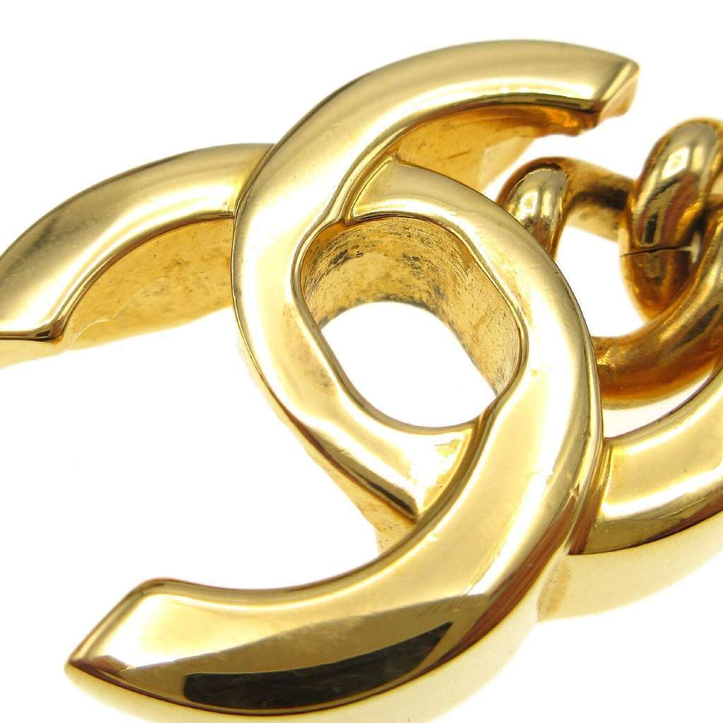 Chanel Vintage CC Turnlock Chain Bracelet Gold Good condition - Inside View