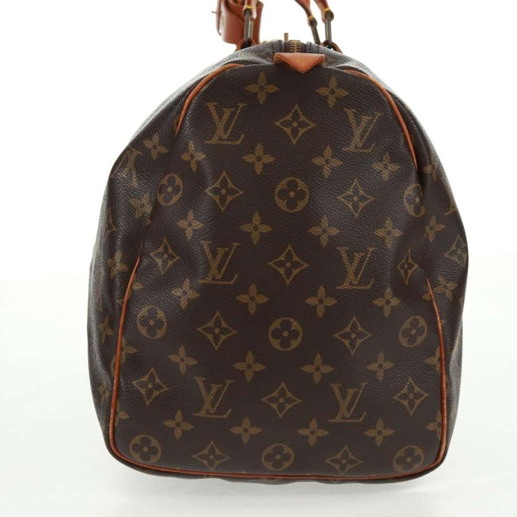 Louis Vuitton Keepall Bag Brown Canvas Fair condition - Model View