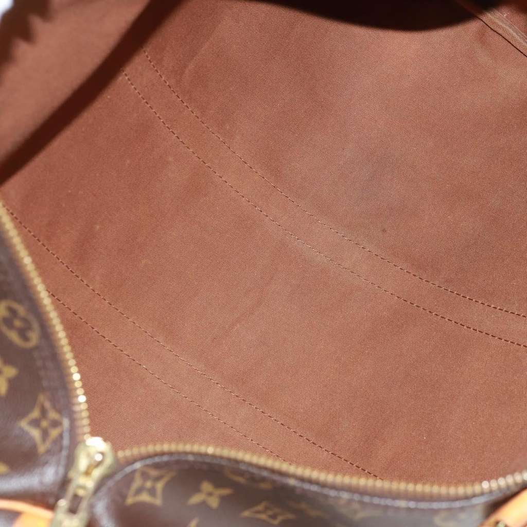 Louis Vuitton Keepall Bag Brown Canvas Fair condition - Box View