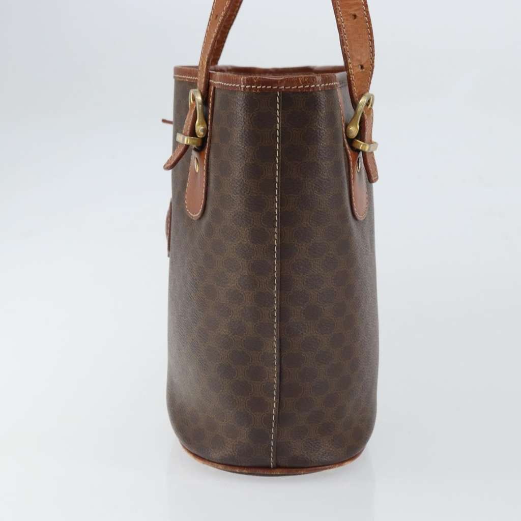 Celine Vintage Macadam Tote bag Brown Canvas Good condition - Model View