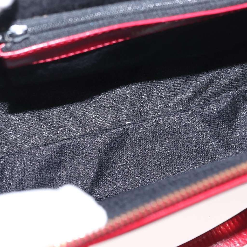 Versace Vintage Handbag Red Leather Good condition - Box View