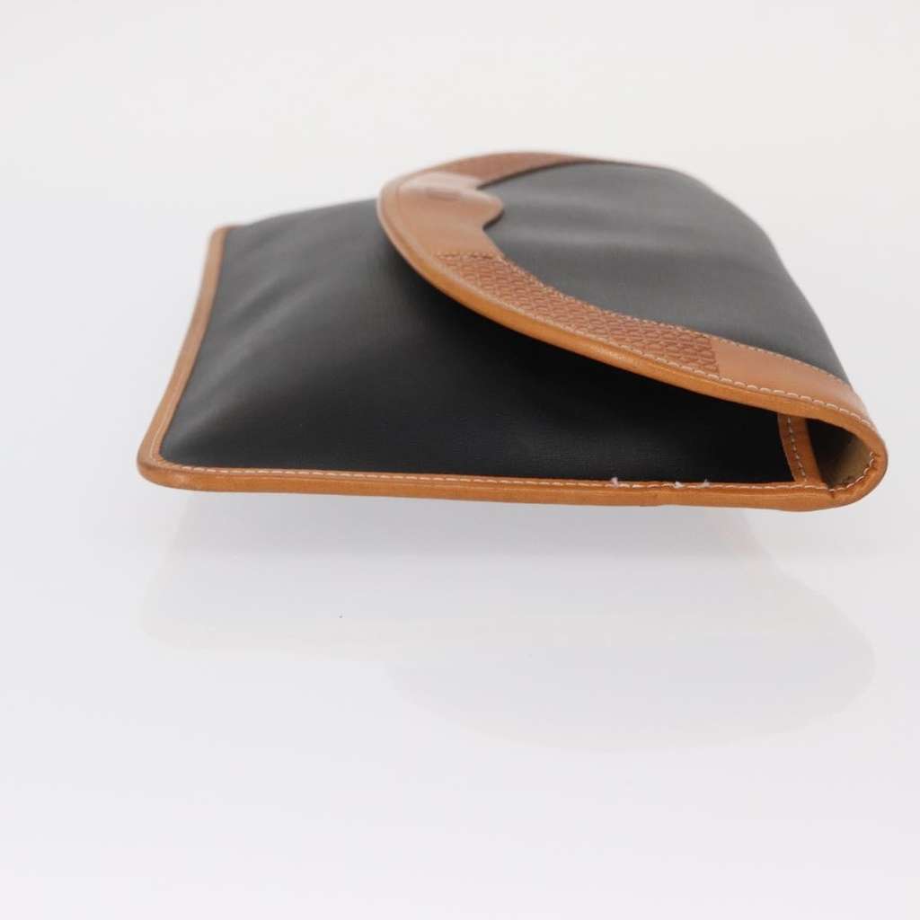 Christian Dior Clutch bag Black Leather Good condition - Inside View