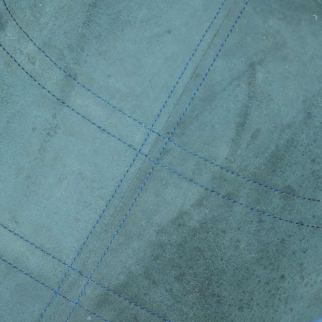 Louis Vuitton Keepall Bag Blue Leather Fair condition - Box View