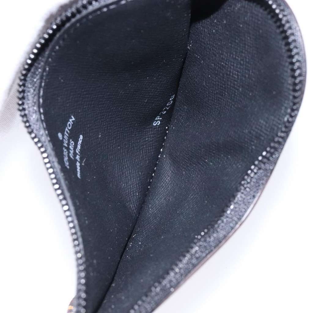 Louis Vuitton Nigo Duck Coin Holder Black Canvas Very good condition - Box View