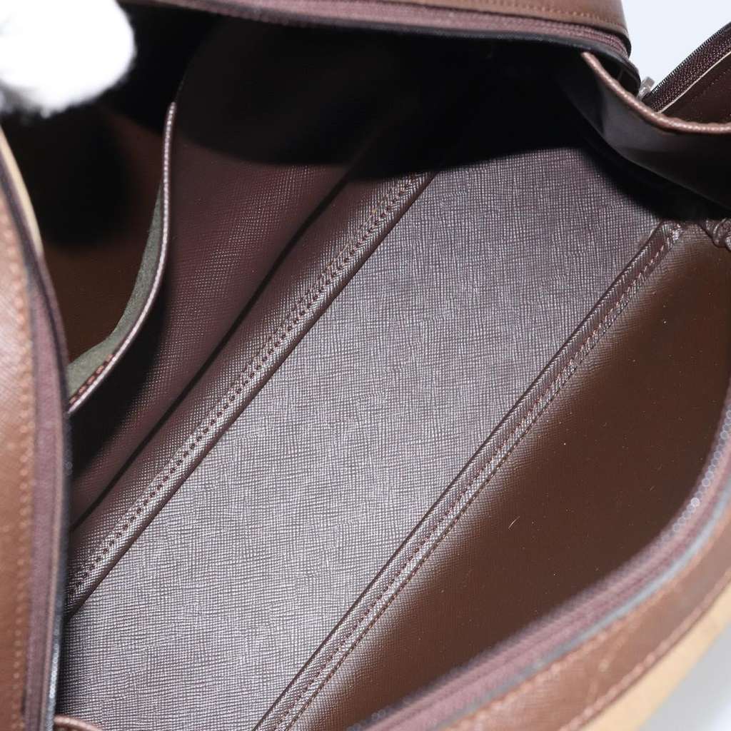 Burberry Nova Check Handbag Brown Canvas Good condition - Box View