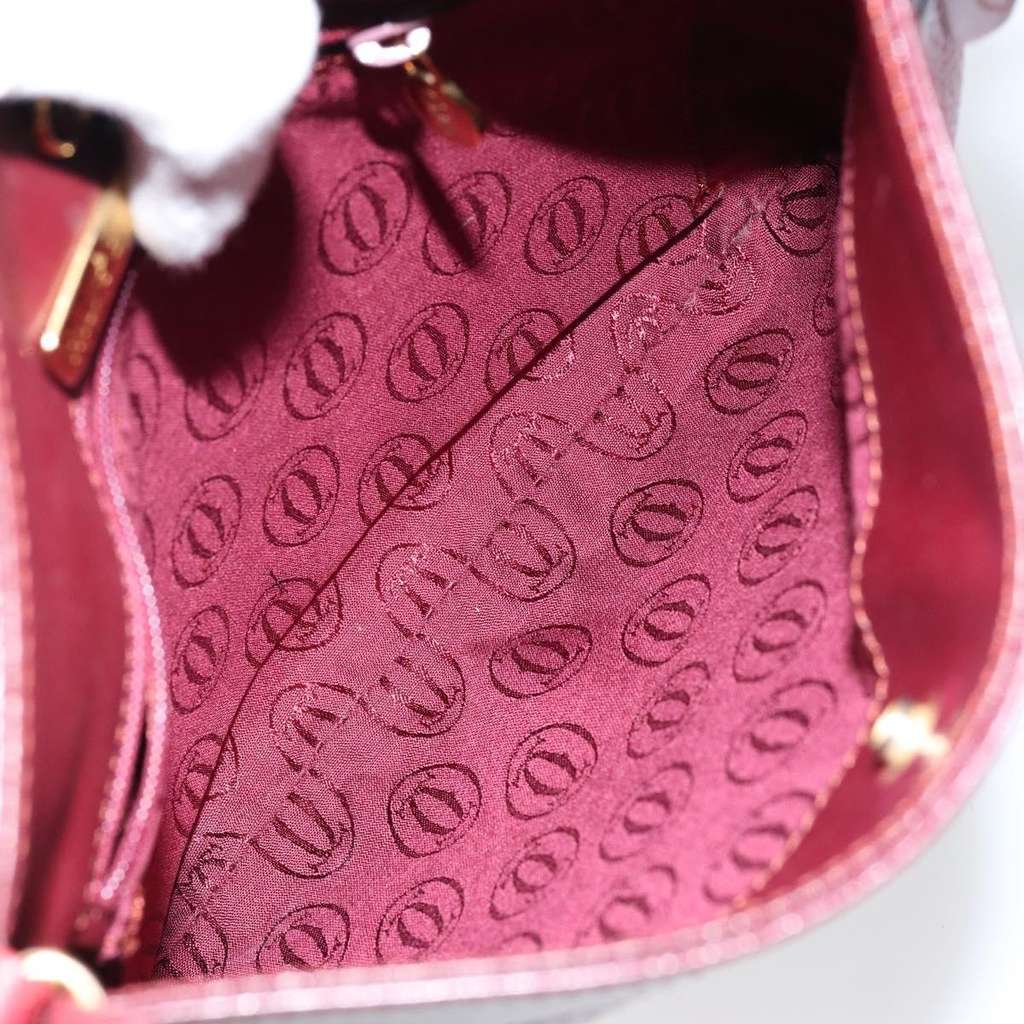 Cartier Must de Cartier Shoulder Bag Burgundy Leather Good condition - Box View