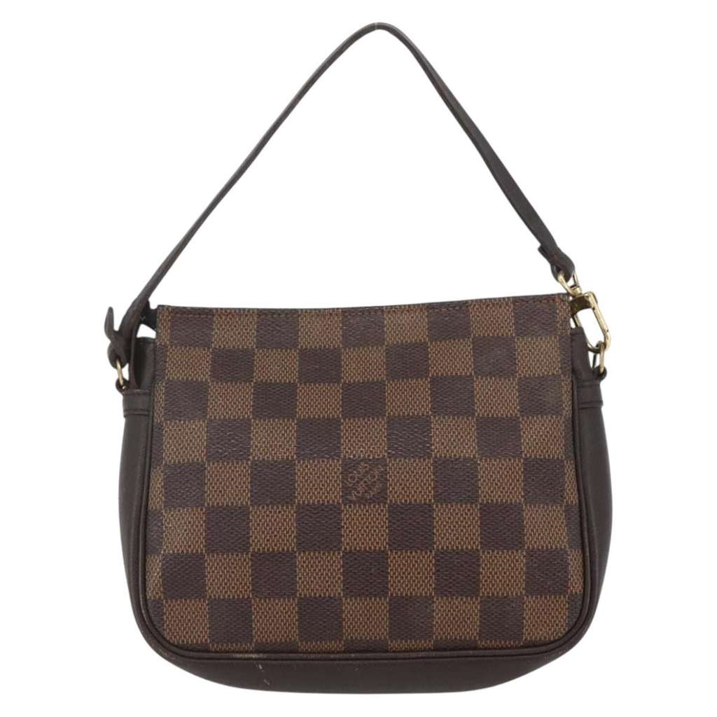 Louis Vuitton Trousse Make Up Bag Brown Canvas Good condition - Back View