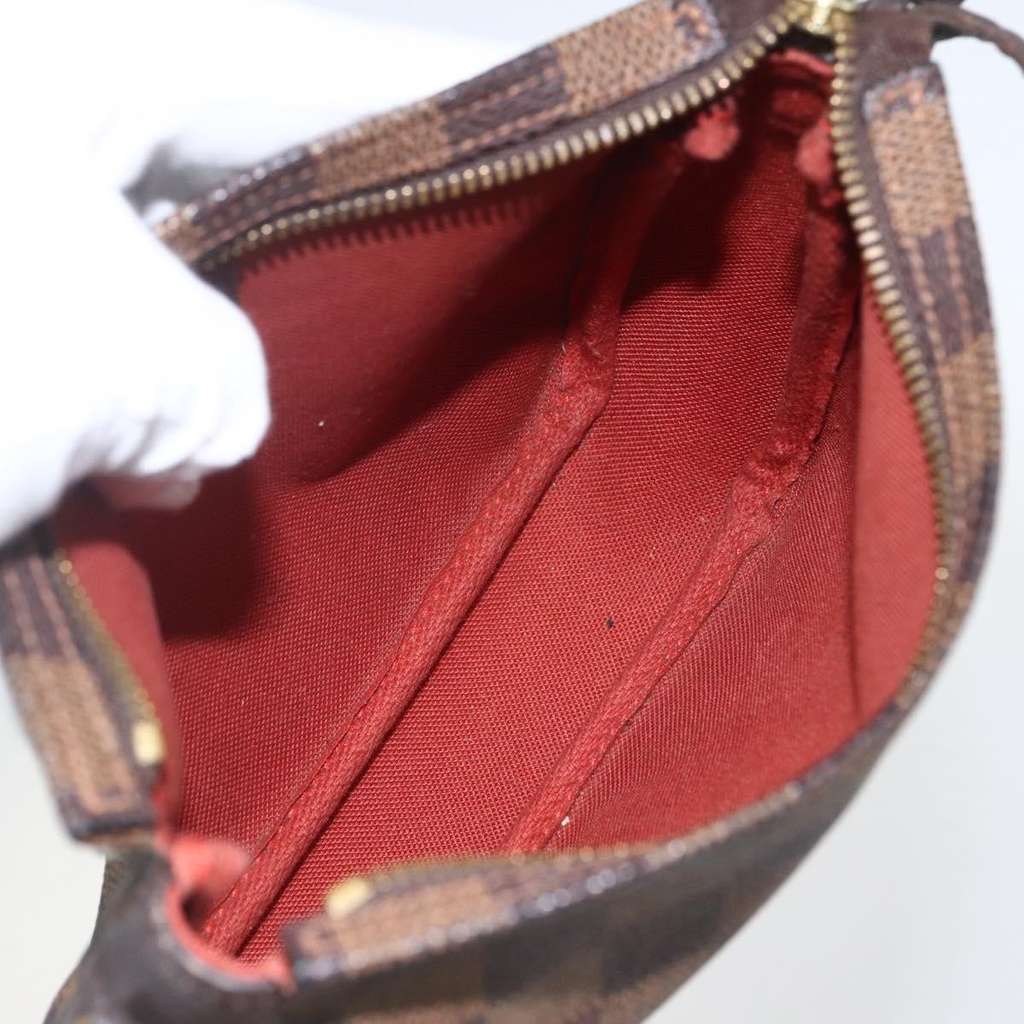 Louis Vuitton Trousse Make Up Bag Brown Canvas Good condition - Box View