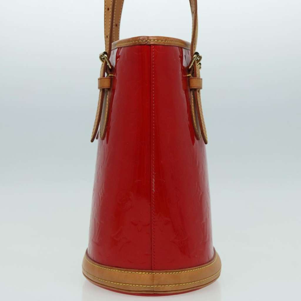 Louis Vuitton Bucket Bag Red Fair condition - Inside View