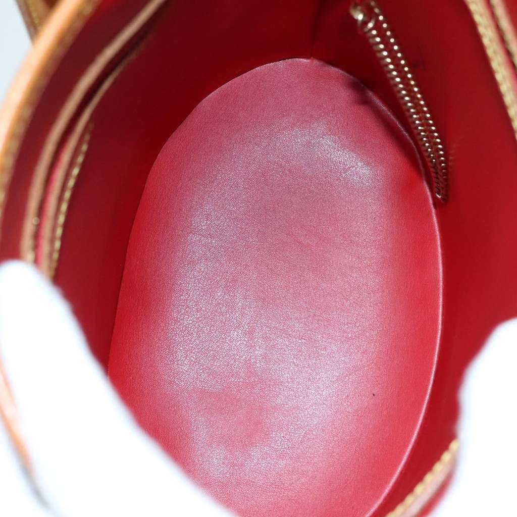 Louis Vuitton Bucket Bag Red Fair condition - Box View