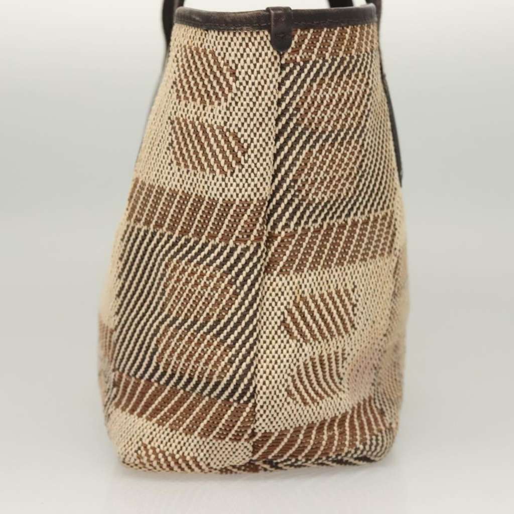 Bally Vintage Tote Bag Brown Canvas Good condition - Inside View