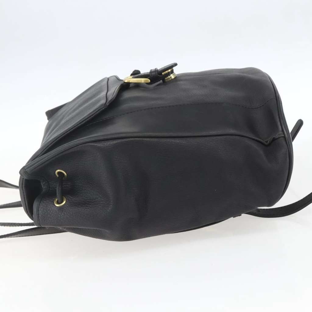 Bally Vintage Backpack Black Leather Good condition - Inside View