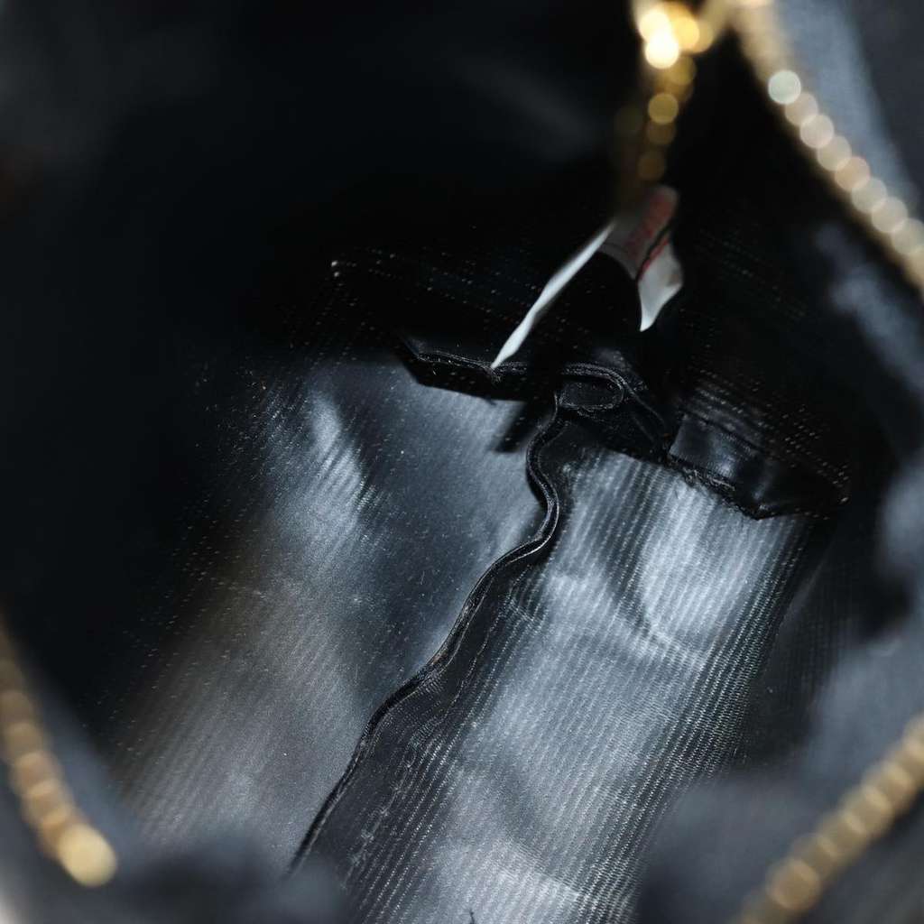 Celine Circle Logo Pouch Black Good condition - Box View