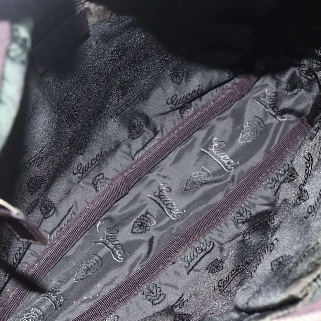 Gucci Front Zip Messenger Brown Leather Good condition - Box View