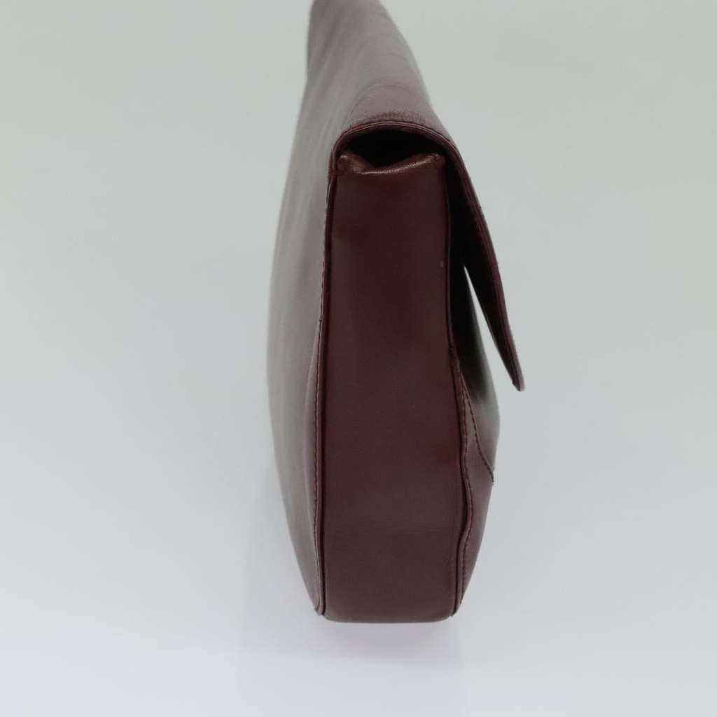 Cartier Must de Cartier Clutch bag Burgundy Leather Good condition - Inside View