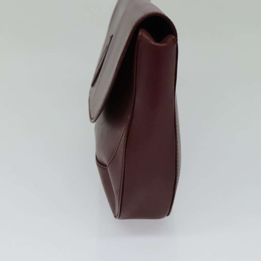 Cartier Must de Cartier Clutch bag Burgundy Leather Good condition - Model View