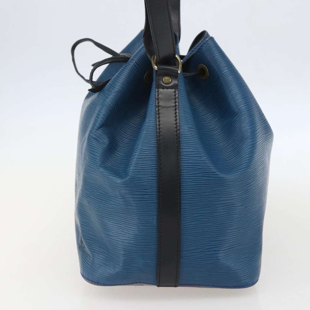 Louis Vuitton Bicolor Petit Noe Handbag Blue Leather Good condition - Model View