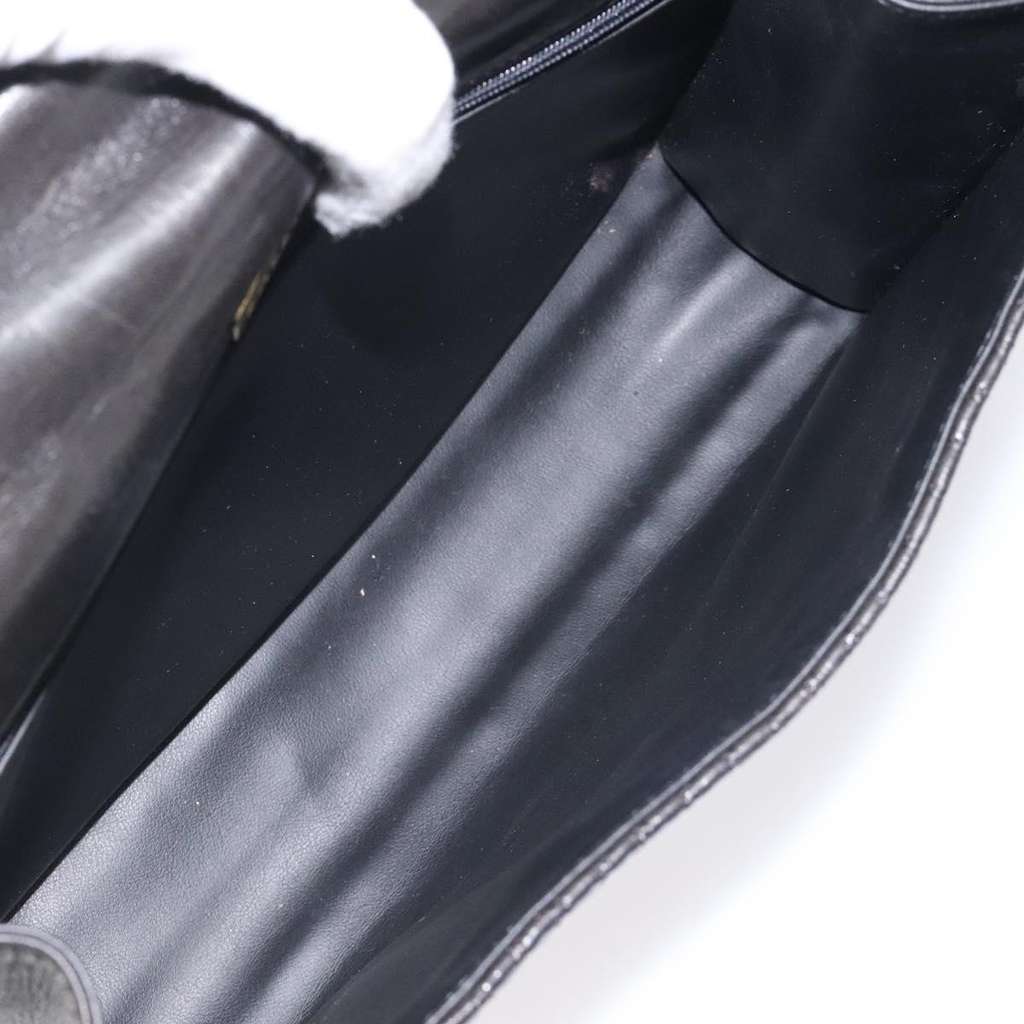 Bally Vintage Handbag Black Leather Good condition - Box View