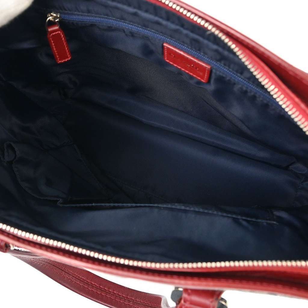 Christian Dior Vintage Trotter Zip Tote Navy Canvas Good condition - Inside View