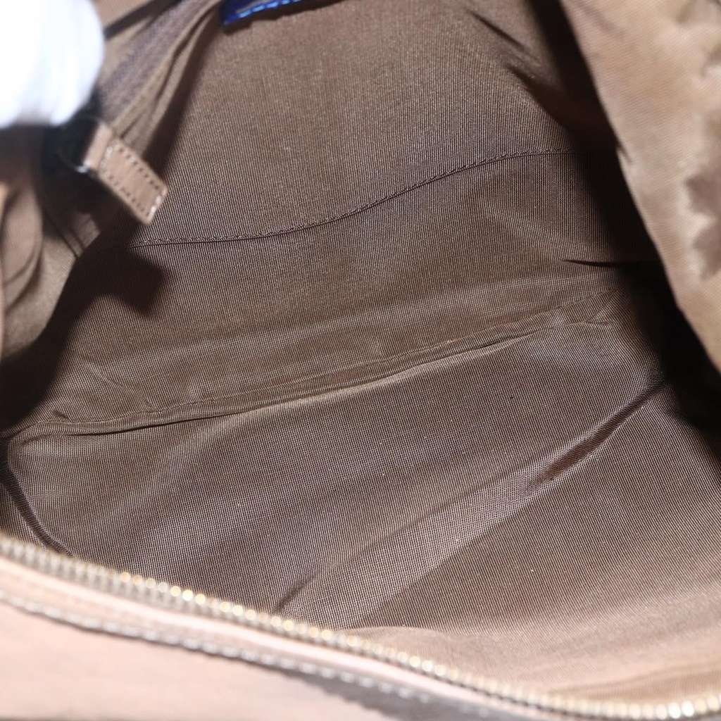 Burberry Blue Label Handbag Brown Leather Good condition - Box View