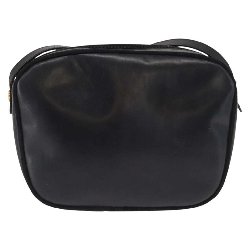 Salvatore Ferragamo Vara Bow camera Shoulder Bag Black Leather Good condition - Back View