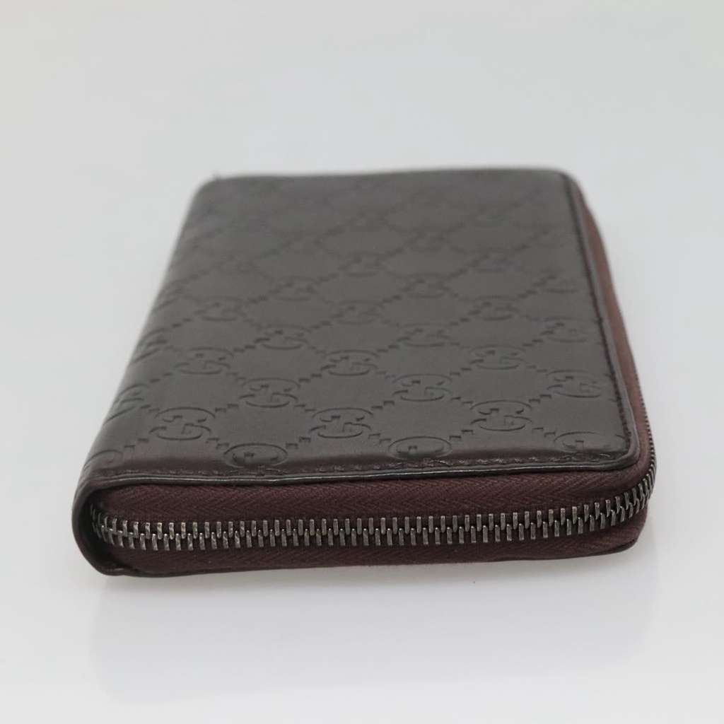 Gucci Guccissima Wallet Brown Leather Good condition - Model View