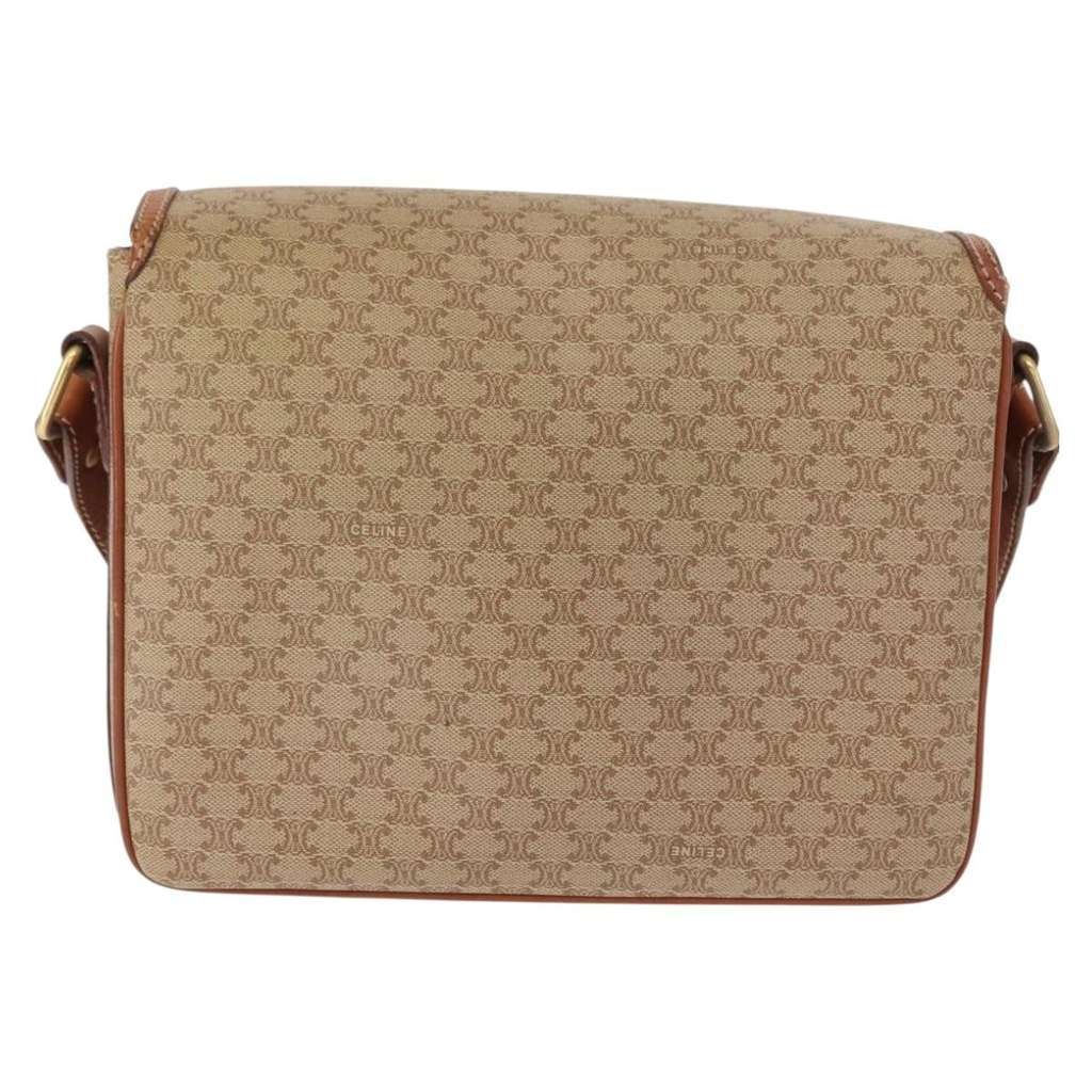 Celine Macadam Shoulder Bag Beige Good condition - Back View