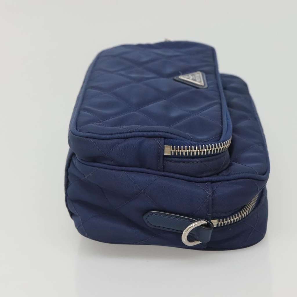 Prada Front Pocket Camera Bag Blue Good condition - Inside View