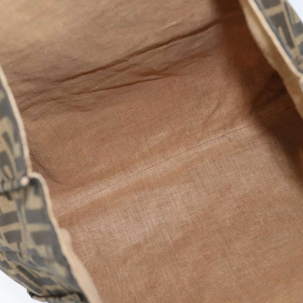 Fendi Open Shopping Tote Brown Canvas Good condition - Box View