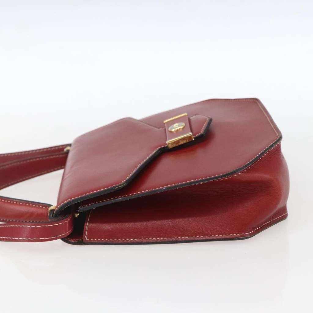 Christian Dior Vintage Handbag Red Leather Good condition - Inside View