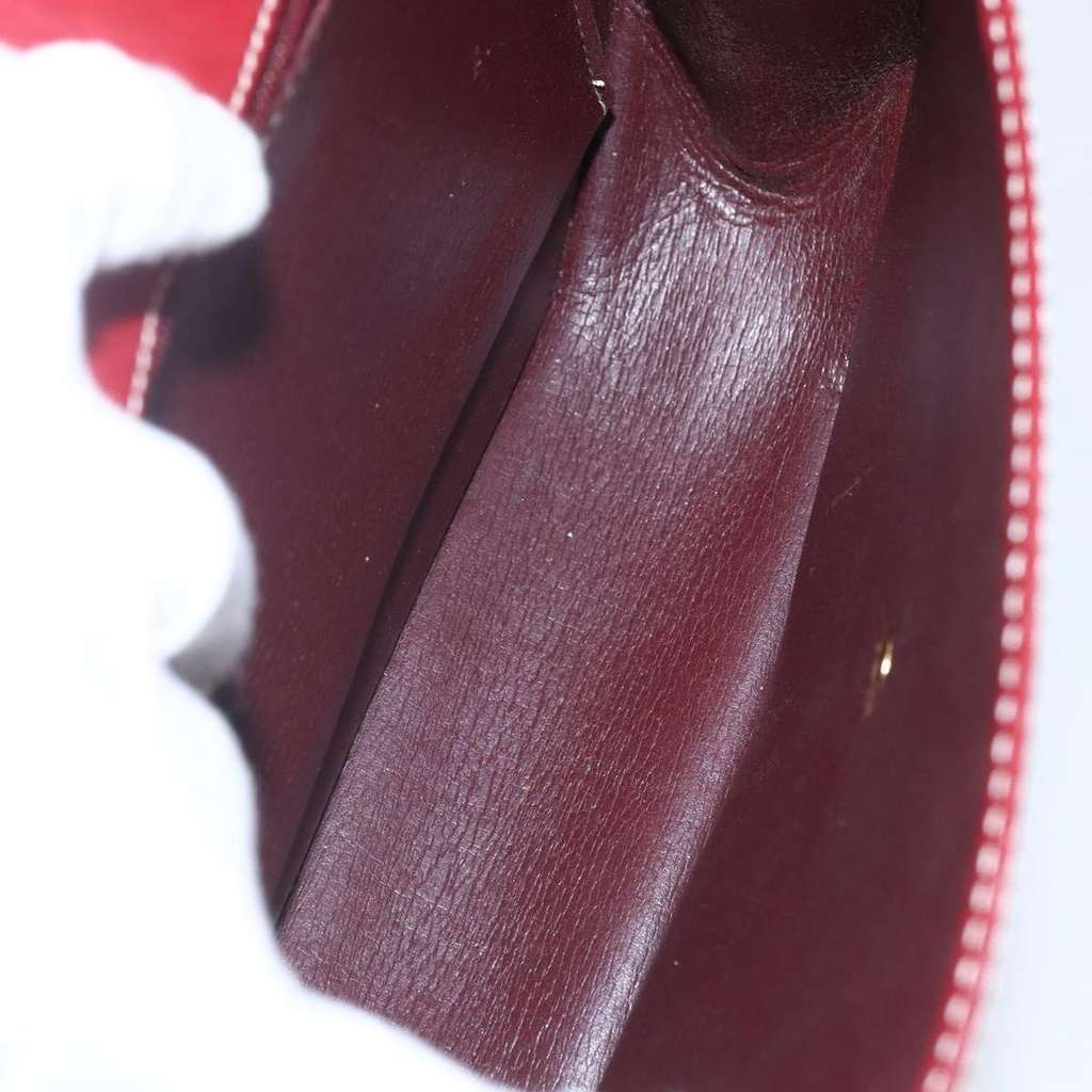 Christian Dior Vintage Handbag Red Leather Good condition - Box View