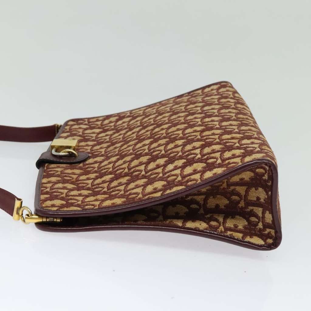 Christian Dior Trotter shoulder bag Red Canvas Good condition - Inside View