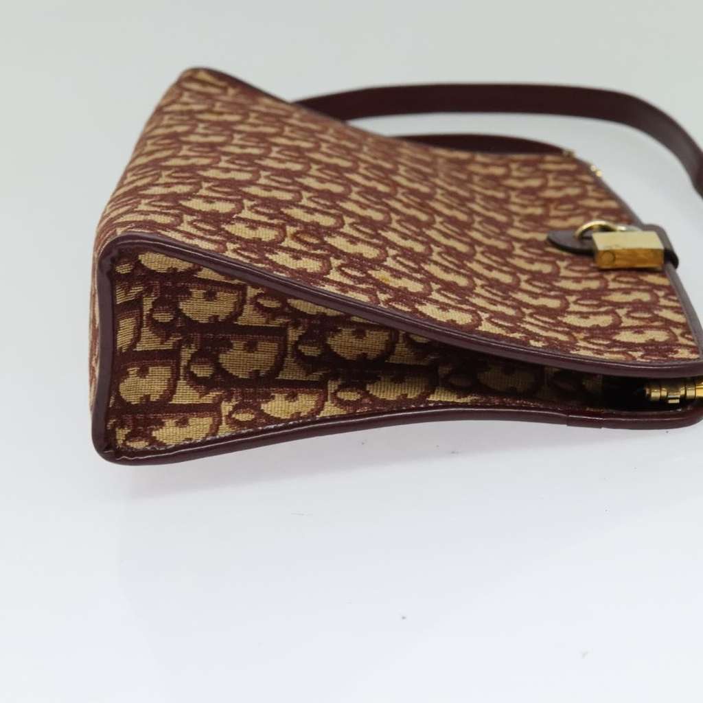 Christian Dior Trotter shoulder bag Red Canvas Good condition - Model View