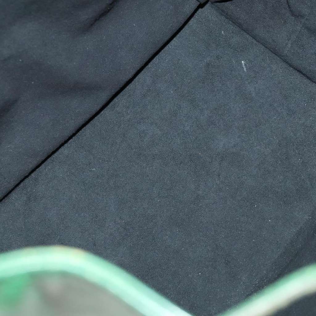 Louis Vuitton Noe Handbag Green Leather Fair condition - Box View
