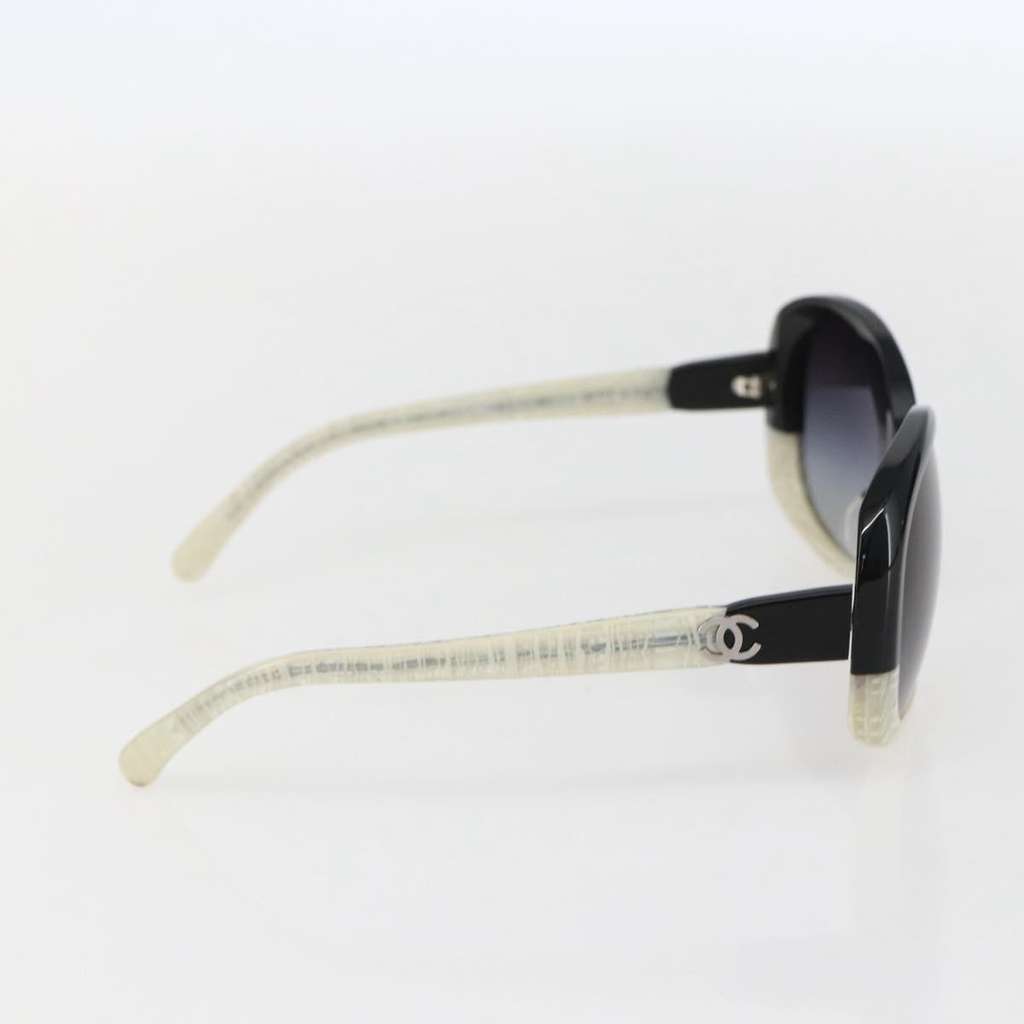 Chanel CHANEL Logo Sunglasses Eye Wear Black Plastic Good condition - Inside View